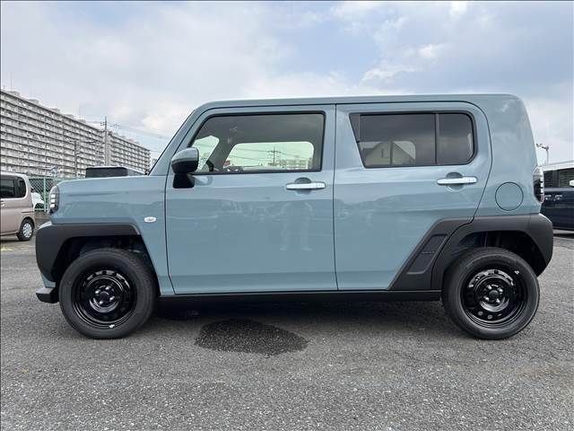 タフト Ｘ　届出済未使用車　スカイフィールトップ　スマートキー　衝突軽減ブレーキシステム　横滑り防止装置　ＬＥＤ　　禁煙車　オートエアコン　セキュリティアラーム　　パワーステアリング　パワーウインドウ　修復歴無（7枚目）