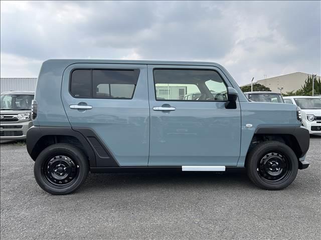 タフト Ｘ　届出済未使用車　スカイフィールトップ　スマートキー　衝突軽減ブレーキシステム　横滑り防止装置　ＬＥＤ　　禁煙車　オートエアコン　セキュリティアラーム　　パワーステアリング　パワーウインドウ　修復歴無（11枚目）