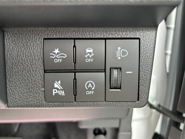 ムーヴキャンバス ストライプスＸ　届出済未使用車　両側電動スライドドア　衝突軽減ブレーキシステム　アイドリングストップ　コーナーセンサー　パーキングセンサー　オートエアコン　スマートキー　禁煙車　パワーステアリング　修復歴無（34枚目）