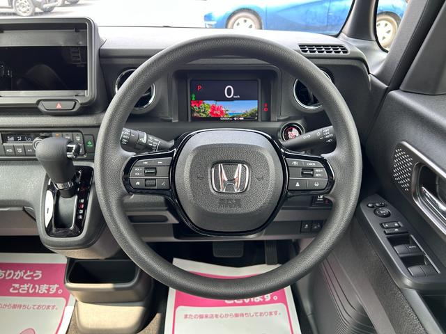 Ｎ－ＢＯＸカスタム ベースグレード　届出済未使用車　電動パワースライドドア　衝突軽減ブレーキ　ＬＥＤライト　スマートキー　プッシュスタート　オートエアコン　アイドリングストップ　禁煙車　パワーステアリング　パワーウインドウ　修復歴無（28枚目）