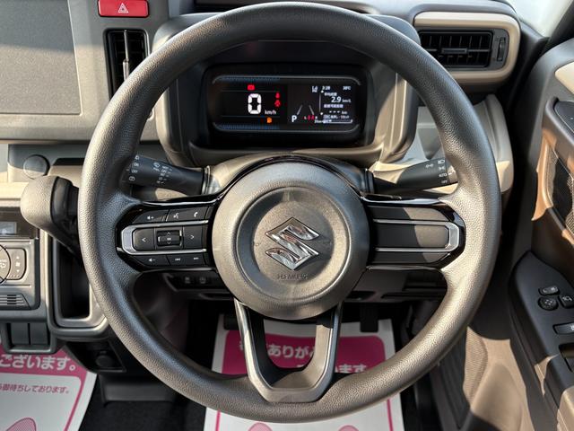 スペーシア ハイブリッドG 届出済未使用車 スズキセーフティサポート 横滑り防止装置 両側スライドドア オートエアコン オートライト プッシュスタート スマートキー パワーウインドウ アイドリングストップ 禁煙車 修復歴無(28枚目)