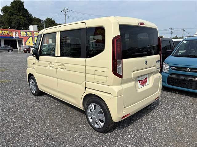 スペーシア ハイブリッドG 届出済未使用車 スズキセーフティサポート 横滑り防止装置 両側スライドドア オートエアコン オートライト プッシュスタート スマートキー パワーウインドウ アイドリングストップ 禁煙車 修復歴無(8枚目)