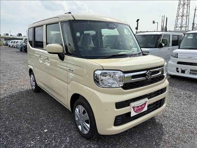 スペーシア ハイブリッドG 届出済未使用車 スズキセーフティサポート 横滑り防止装置 両側スライドドア オートエアコン オートライト プッシュスタート スマートキー パワーウインドウ アイドリングストップ 禁煙車 修復歴無(12枚目)