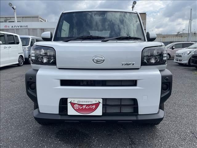 タフト Ｘ　届出済未使用車　スカイフィールトップ　スマートキー　衝突軽減ブレーキシステム　横滑り防止装置　ＬＥＤ　　禁煙車　オートエアコン　セキュリティアラーム　　パワーステアリング　パワーウインドウ　修復歴無（5枚目）