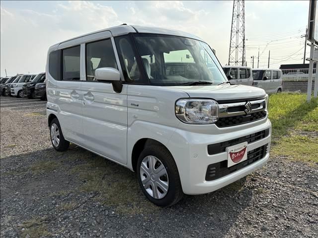 スペーシア ハイブリッドＧ　届出済未使用車　スズキセーフティサポート　横滑り防止装置　両側スライドドア　オートエアコン　オートライト　プッシュスタート　スマートキー　パワーウインドウ　アイドリングストップ　禁煙車　修復歴無（12枚目）