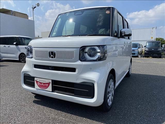 N-BOX ベースグレード 届出済未使用車 衝突軽減ブレーキ 両側スライドドア LEDヘッドライト スマートキー プッシュスタート オートエアコン アイドリングストップ 禁煙車 パワーステアリング パワーウインドウ 修復歴無(6枚目)