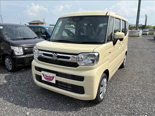 スペーシア ハイブリッドＧ　１１／２２－１１／２８限定　届出済未使用車　スズキセーフティサポート　横滑り防止装置　両側スライドドア　オートライト　スマートキー　パワーウインドウ　アイドリングストップ　禁煙車　修復歴無（6枚目）