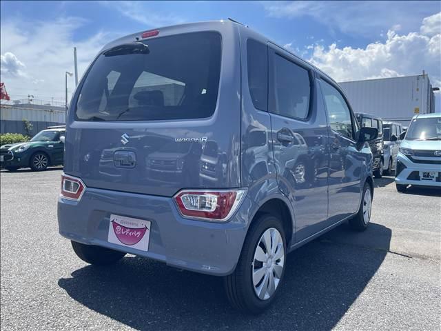 ワゴンＲ ＦＸ　届出済未使用車　ＣＤプレーヤー付き　衝突軽減ブレーキ　横滑り防止装置　ヘッドランプハロゲン　スマートキー　禁煙車　オートエアコン　セキュリティアラーム　パワーウインドウ　修復歴無（10枚目）