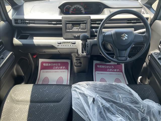ワゴンＲ ＦＸ　届出済未使用車　ＣＤプレーヤー付き　衝突軽減ブレーキ　横滑り防止装置　ヘッドランプハロゲン　スマートキー　禁煙車　オートエアコン　セキュリティアラーム　パワーウインドウ　修復歴無（13枚目）