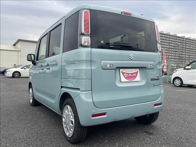 スペーシア ハイブリッドG スズキセーフティサポート 横滑り防止装置 両側スライドドア オートエアコン オートライト プッシュスタート スマートキー パワーウインドウ アイドリングストップ 禁煙車 修復歴無(9枚目)