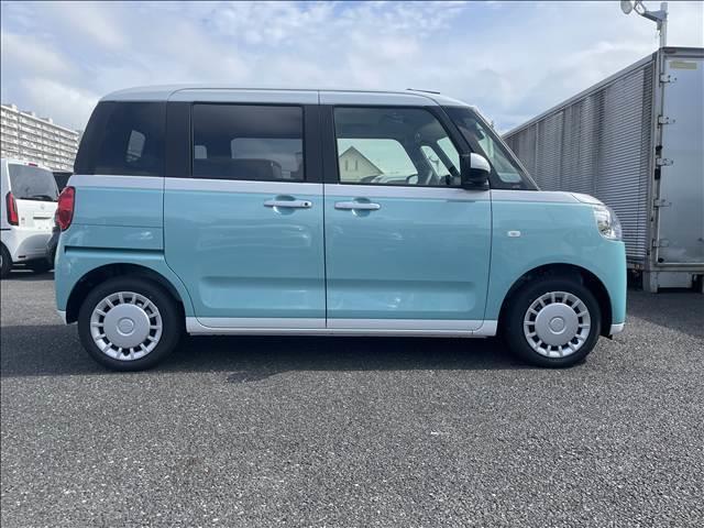 ムーヴキャンバス ストライプスＸ　届出済未使用車　両側電動スライドドア　衝突軽減ブレーキシステム　アイドリングストップ　コーナーセンサー　パーキングセンサー　オートエアコン　スマートキー　禁煙車　パワーステアリング　修復歴無（11枚目）