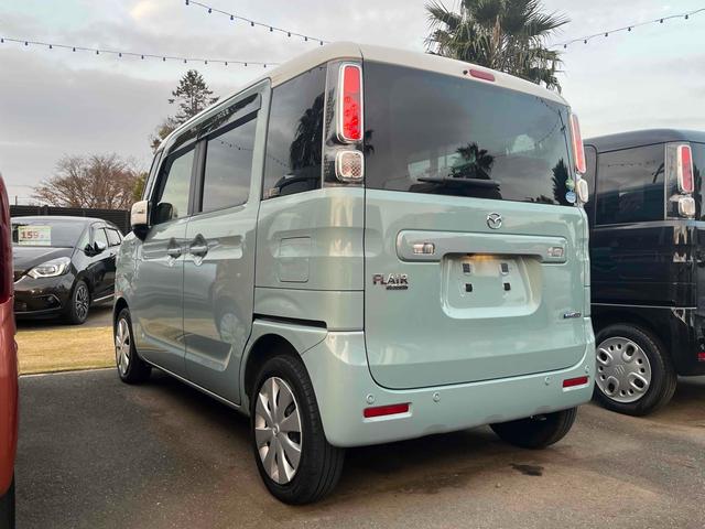 フレアワゴン ハイブリッドXS ETC ナビ 全方位カメラ 両側電動スライドドア クリアランスソナー 衝突被害軽減システム オートライト スマートキー アイドリングストップ 電動格納ミラー シートヒーター ベンチシート CVT(18枚目)