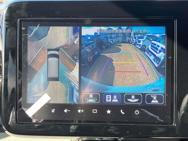 スペーシア ハイブリッドＸ　届出済み未使用車　全周囲カメラ　両側電動スライドドア　ナビ　ＴＶ　クリアランスソナー　衝突被害軽減システム　ＬＥＤヘッドランプ　スマートキー　アイドリングストップ　電動格納ミラー　シートヒーター（6枚目）