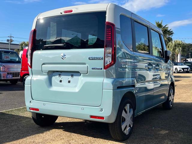 スペーシア ハイブリッドＸ　届出済み未使用車　全周囲カメラ　両側電動スライドドア　ナビ　ＴＶ　クリアランスソナー　衝突被害軽減システム　ＬＥＤヘッドランプ　スマートキー　アイドリングストップ　電動格納ミラー　シートヒーター（14枚目）