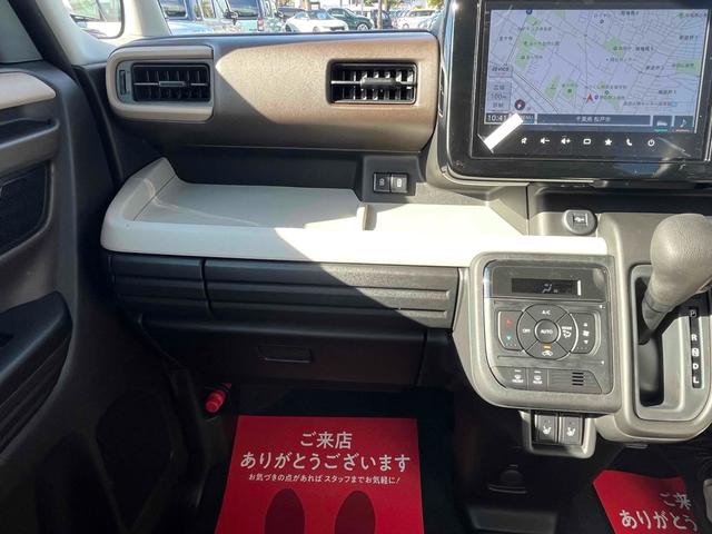 スペーシア ハイブリッドＸ　届出済み未使用車　全周囲カメラ　両側電動スライドドア　ナビ　ＴＶ　クリアランスソナー　衝突被害軽減システム　ＬＥＤヘッドランプ　スマートキー　アイドリングストップ　電動格納ミラー　シートヒーター（32枚目）