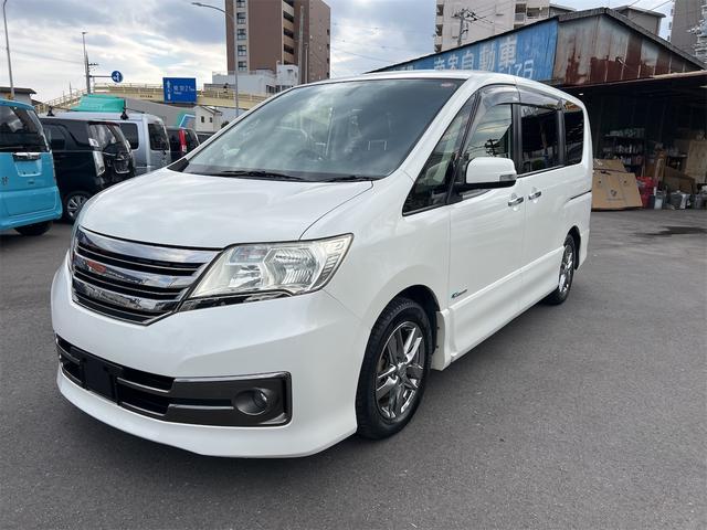 セレナ ライダー ブラックライン S-ハイブリッド Bluetooth 両PSドア 前後ドラレコ 後席モニター ETC付き Rカメラ ブルートゥース ナビTV フルセグ 3列 Sキー iストップ リアオートエアコン 電動格納ミラー 盗難防止システム(19枚目)