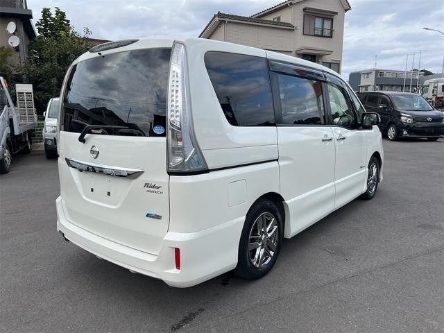 セレナ ライダー ブラックライン S-ハイブリッド Bluetooth 両PSドア 前後ドラレコ 後席モニター ETC付き Rカメラ ブルートゥース ナビTV フルセグ 3列 Sキー iストップ リアオートエアコン 電動格納ミラー 盗難防止システム(20枚目)