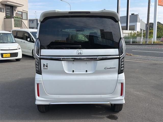 Ｎ－ＢＯＸカスタム Ｌ　両席電動スライドドア　ＢＴ接続　前後ドライブレコーダー　ナビＴＶ　禁煙　車線逸脱警報装置　リアカメ　ＥＴＣ　スマキー　フルセグＴＶ　クルーズコントロール　Ａストップ　誤発進抑制装置　ＵＳＢ　Ｐソナー（3枚目）