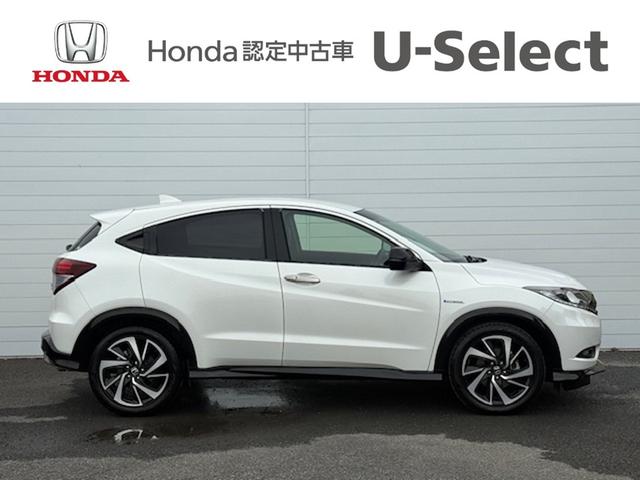 ヴェゼル ハイブリッドＲＳ・ホンダセンシング　雹害現状車　純正ナビ　バックカメラ　ＥＴＣ　シートヒーター　ＨｏｎｄａＳＥＮＳＩＮＧ　ＬＥＤヘッドライト　ＣＤ・ＤＶＤ再生　Ｂｌｕｅｔｏｏｔｈ　ＡＭ／ＦＭ　純正アルミホイール　パドルシフト（7枚目）