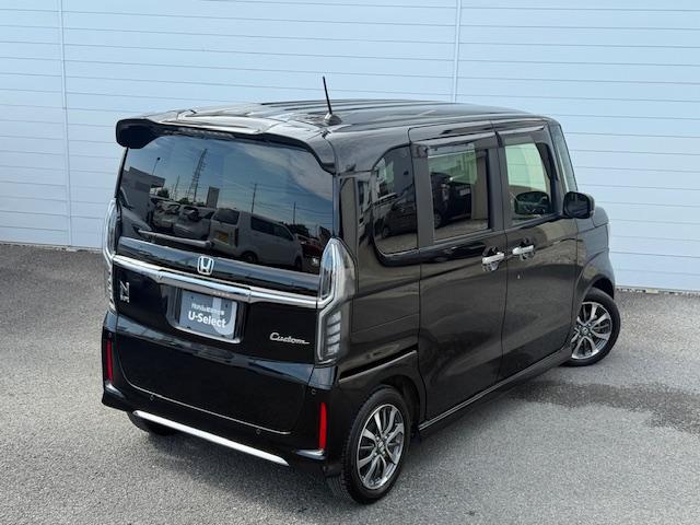 N-BOXカスタム L 純正ナビ バックカメラ ドライブレコーダー前後 ETC シートヒーター HondaSENSING 片側電動スライドドア CD・DVD再生 Bluetooth LEDヘッドライト 純正アルミホイール(48枚目)