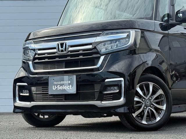 N-BOXカスタム L 純正ナビ バックカメラ ドライブレコーダー前後 ETC シートヒーター HondaSENSING 片側電動スライドドア CD・DVD再生 Bluetooth LEDヘッドライト 純正アルミホイール(49枚目)