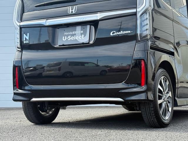 N-BOXカスタム L 純正ナビ バックカメラ ドライブレコーダー前後 ETC シートヒーター HondaSENSING 片側電動スライドドア CD・DVD再生 Bluetooth LEDヘッドライト 純正アルミホイール(50枚目)