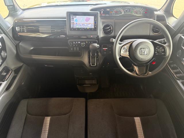 N-BOXカスタム L 純正ナビ バックカメラ ドライブレコーダー前後 ETC シートヒーター HondaSENSING 片側電動スライドドア CD・DVD再生 Bluetooth LEDヘッドライト 純正アルミホイール(79枚目)