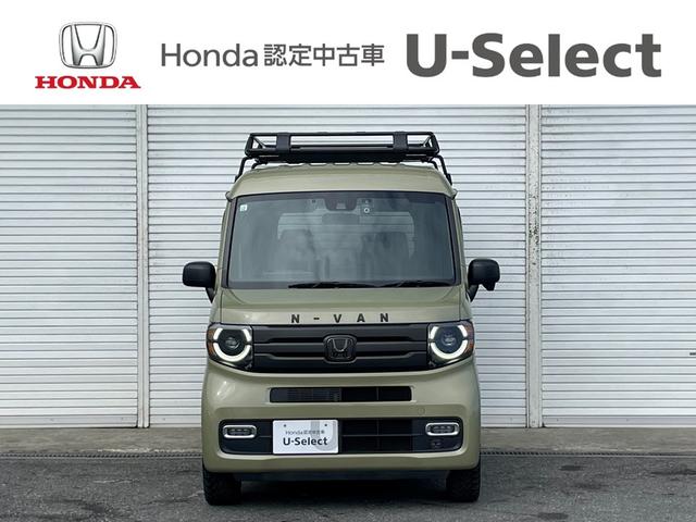 Ｎ－ＶＡＮ ファン・ターボ　ルーフキャリア　外部電源入力キット　ルーフコンソール　ドラレコ　ＥＴＣ　社外ナビ　Ｂカメ　社外アルミ　テールゲートストラップ　ＬＥＤヘッドライト・フォグライト　ホンダセンシング　クルーズコントロール（6枚目）
