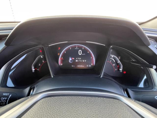 シビック ハッチバック サンルーフ 前後ドラレコ 前席シートヒーター ETC レザーシート ホンダセンシング クルーズコントロール LEDヘッドライト スマートキー 純正ナビ Bカメ(33枚目)