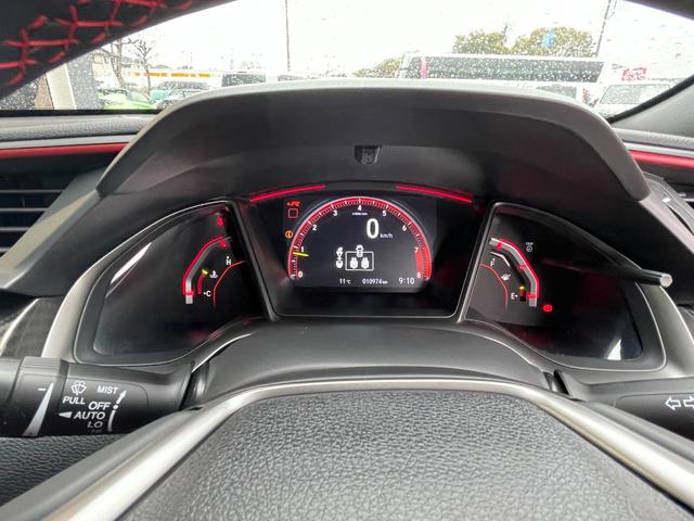 シビック タイプR 前後ドラレコ ETC 6速MT クルーズコントロール LEDヘッドライト VSA スマートキー 純正ナビ Bカメ 本革巻ステアリングホイール 大型リアスポイラー(29枚目)