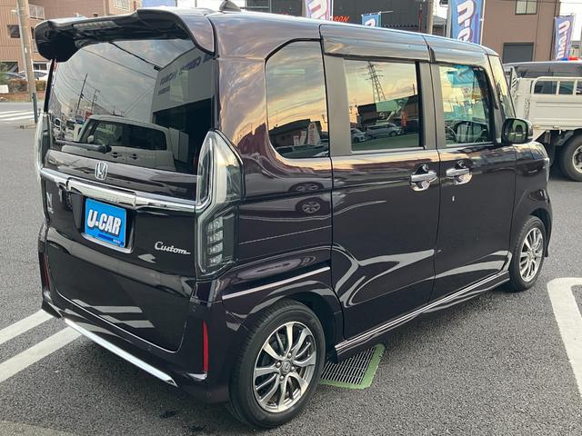 Ｎ－ＢＯＸカスタム Ｌ　純正ナビ・バックカメラ・シートヒーター・前後ドラレコ・クルーズコントロール・オートライト・ＥＴＣ・片側パワースライドドア・コーナーセンサー・脱線防止機能・衝突軽減システム・ＵＳＢ端子（13枚目）