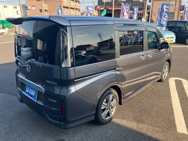 ステップワゴンスパーダ スパーダハイブリッド　Ｇ・ＥＸ　ホンダセンシング　純正ナビ・バックカメラ・シートヒーター・前後ドライブレコーダー・クルーズコントロール・両側パワースライドドア・ＥＴＣ・オートライト・Ｐセンサー・衝突軽減システム・脱線防止機能・純正フリップダウン（12枚目）