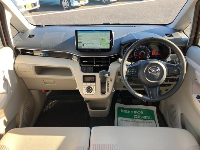 ムーヴ Ｘ　ＳＡＩＩＩ　社外ナビ・バックカメラ・前後ドライブレコーダー・運転席シートヒーター・社外ＥＴＣ・衝突軽減システム・横滑り防止・オートハイビーム・プッシュスタート・スマートキー（4枚目）