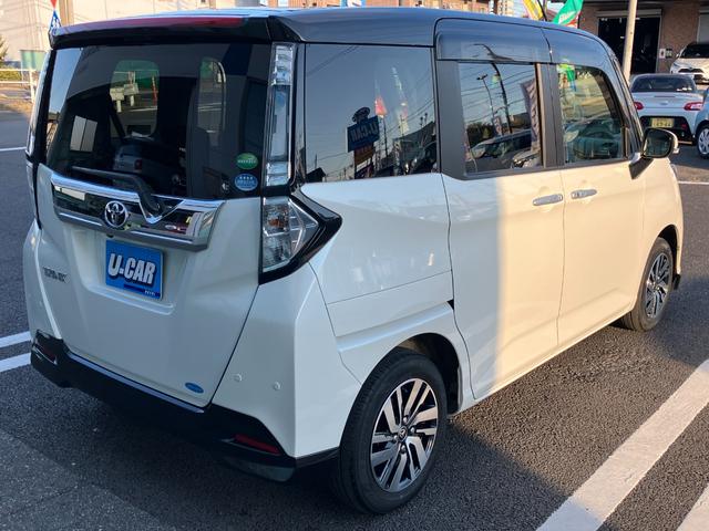 タンク カスタムＧ　社外ナビ・バックカメラ・クルーズコントロール・両側パワースライドドア・オートライト・オートハイビーム・シートヒーター・Ｐセンサー・衝突軽減システム・横滑り防止・Ａストップ・ＥＴＣ（13枚目）