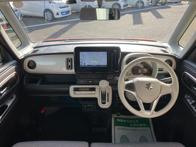 ワゴンＲスマイル ハイブリッドＸ　９インチ純正ナビ・全方位モニター・運転席ヒートシーター・両側電動スライドドア・ＵＳＢ端子・ドライブレコーダー・コーナーセンサー・横滑り防止・衝突軽減システム・プッシュスタート・ＬＥＤヘッドライト（4枚目）