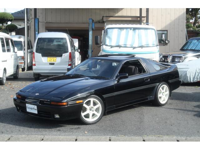 スープラ ２．５ＧＴツインターボ　ＮｏｓｔａｌｇｉｃＨｅｒｏ誌　ＶＯＬ２１３　３００万円台で始める旧車生活２０２２取材掲載車　オートマ　ローダウン　社外マフラー（2枚目）