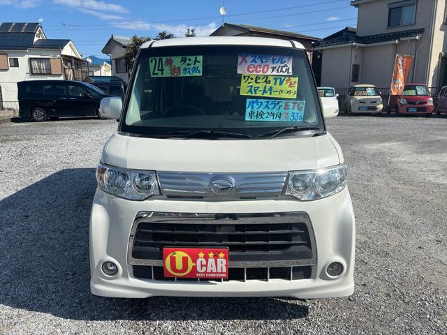 タント カスタムXスペシャル 後期 車検2年付 ワンセグTVナビ スマートキー パワスラ ETC HID(2枚目)