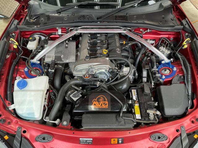 ロードスター Ｓレザーパッケージ　ＡＩＳ検査実施済評価点４．５点　フルカスタム　ＡＶＯターボキット＆ＥＣＵ　マツダスピードエアロ　ＫＵＨＬスワンネックＧＴウイング　ＲＥＣＡＲＯシート　　ＥＮＤＬＥＳＳ　ＡＤＶＡＮ　ＢＥＥＦＲＥＥマフラ（61枚目）