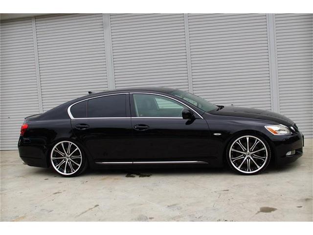 GS350 黒革 車高調 社外20アルミ(4枚目)