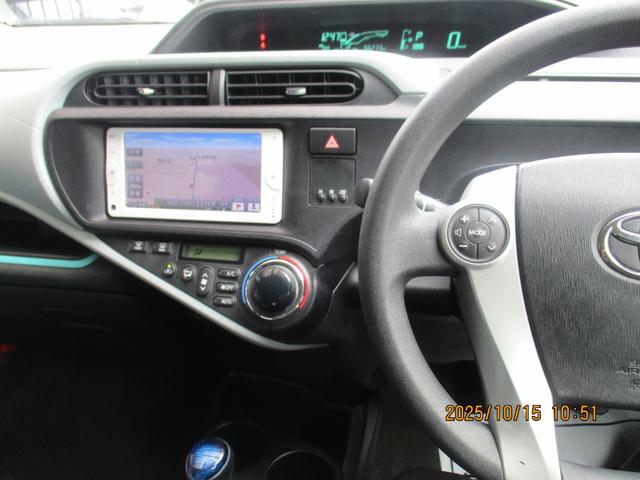 アクア S 純正ナビ バックモニター TV ETC スマートキー ドライブレコーダー(16枚目)