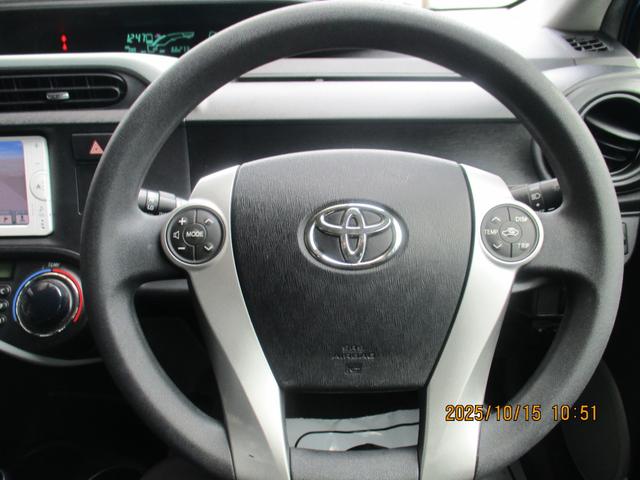 アクア S 純正ナビ バックモニター TV ETC スマートキー ドライブレコーダー(17枚目)