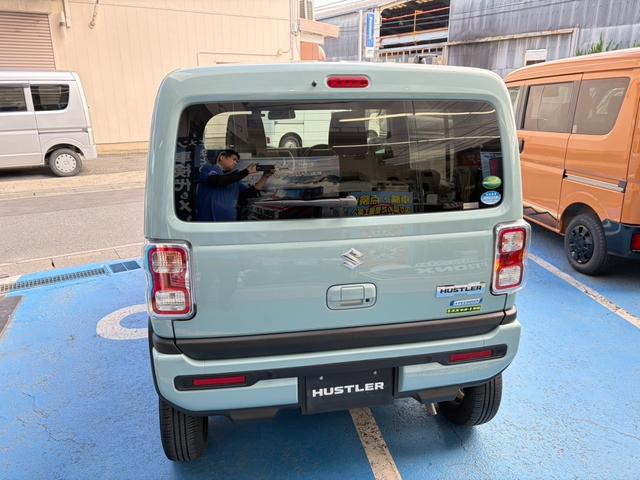 ハスラー ハイブリッドＧ　Ｂｌｕｅｔｏｏｔｈナビ　ナビ連動前後ドライブレコーダー　衝突回避支援システム　定期点検記録簿　イモビライザー　スマートキー　ダブルエアバック　パワーステアリング　横滑り防止システム　スペアキー（3枚目）