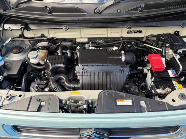 ハスラー ハイブリッドＧ　Ｂｌｕｅｔｏｏｔｈナビ　ナビ連動前後ドライブレコーダー　衝突回避支援システム　定期点検記録簿　イモビライザー　スマートキー　ダブルエアバック　パワーステアリング　横滑り防止システム　スペアキー（35枚目）