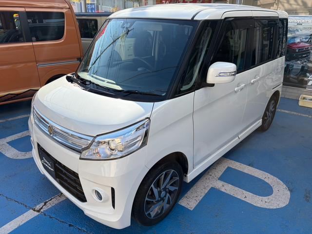 スペーシアカスタム ＴＳ　フルタイム４ＷＤ　ターボ　ナビ　フルセグＴＶ　Ｂｌｕｅｔｏｏｔｈ　ＥＴＣ　バックカメラ　両側パワースライド　スマートキー　　シートヒーター　純正１５インチアルミ（7枚目）