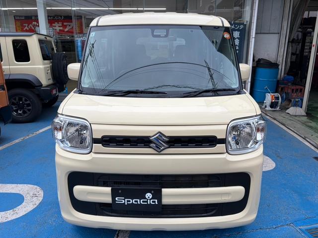 スペーシア ハイブリッドＧ　スズキセーフティサポート　ナビ　ＴＶ　バックカメラ　ＥＴＣ　フロントドライブレコーダー　両側スライドドア　オートライト　スマートキー　アイドリングストップ　電動格納ミラー　ベンチシート　ＣＶＴ（2枚目）
