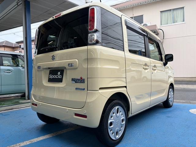 スペーシア ハイブリッドＧ　スズキセーフティサポート　ナビ　ＴＶ　バックカメラ　ＥＴＣ　フロントドライブレコーダー　両側スライドドア　オートライト　スマートキー　アイドリングストップ　電動格納ミラー　ベンチシート　ＣＶＴ（8枚目）