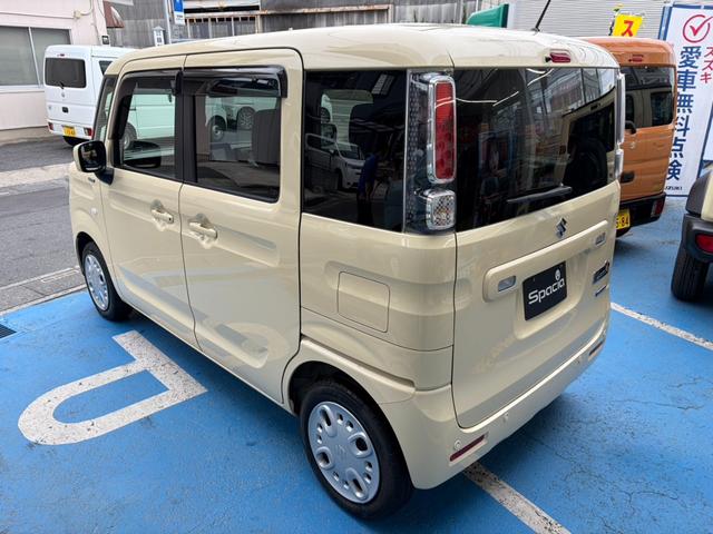 スペーシア ハイブリッドＧ　スズキセーフティサポート　ナビ　ＴＶ　バックカメラ　ＥＴＣ　フロントドライブレコーダー　両側スライドドア　オートライト　スマートキー　アイドリングストップ　電動格納ミラー　ベンチシート　ＣＶＴ（9枚目）