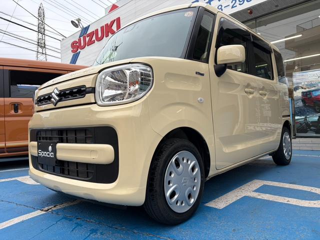 スペーシア ハイブリッドＧ　スズキセーフティサポート　ナビ　ＴＶ　バックカメラ　ＥＴＣ　フロントドライブレコーダー　両側スライドドア　オートライト　スマートキー　アイドリングストップ　電動格納ミラー　ベンチシート　ＣＶＴ（11枚目）