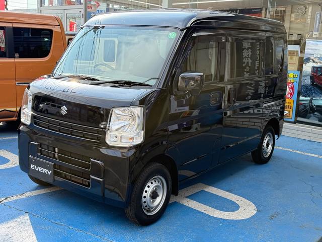 エブリイ PCリミテッド リースアップ車 純正CDオーディオ 前席パワーウィンドウ 両側スライド ETC 横滑り防止装置 オーバーヘッドシェルフ キーレスエントリー パワーステアリング マニュアルエアコン ABS(3枚目)