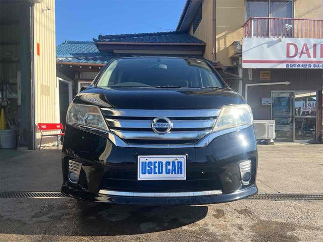 セレナ ハイウェイスター　Ｖセレクション　ＭナビＴＶ　バックカメラ　オートクルーズコントロール　両側電動スライドドア　ＥＴＣ　スマートキー　アイドリングストップ　３列シート　ウォークスルー　８人乗り　アルミホイール　ＣＤ　禁煙　無事故車（2枚目）